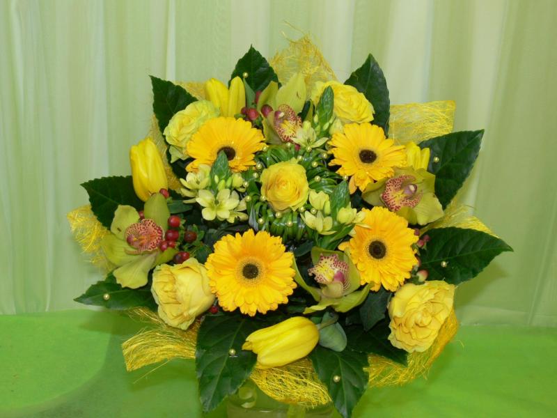 Букет цветов Солнышко