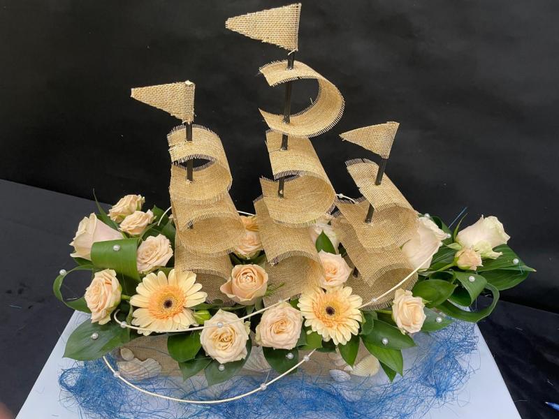 Корабль из цветов Когда бушует шторм 1