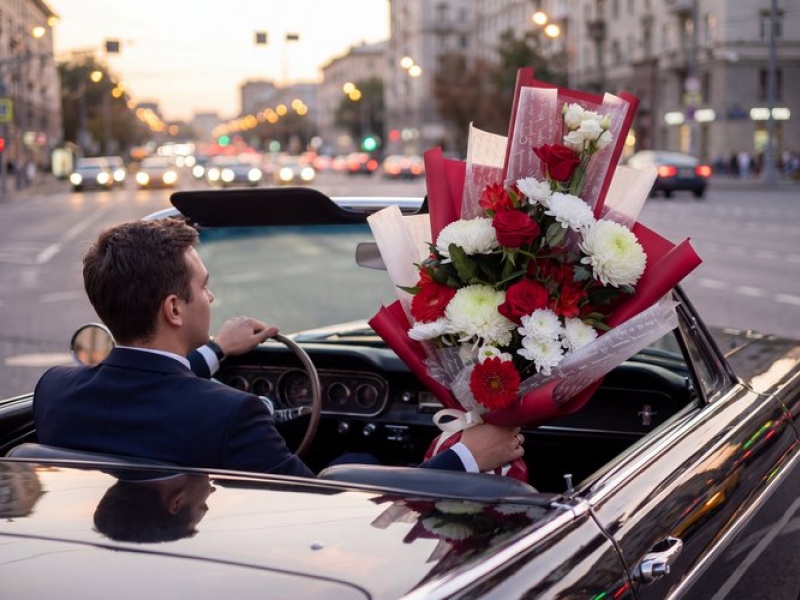 Букет Вспышка страсти 