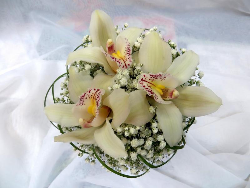 Букет невесты из орхидей Кроха 2