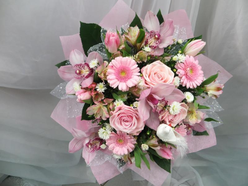 Цветы на 14 февраля Розовый нектар