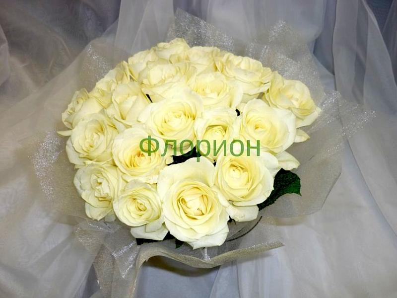 Букет невесты из роз Белый 1