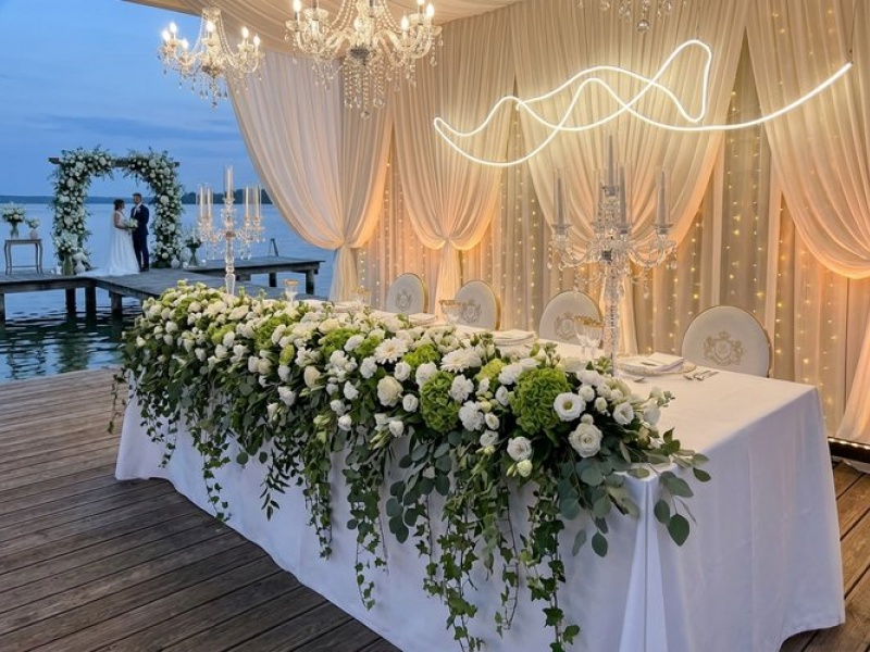 Композиция на свадебный стол Начало пути 