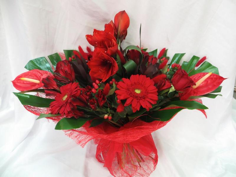 Букет цветов Красный барон
