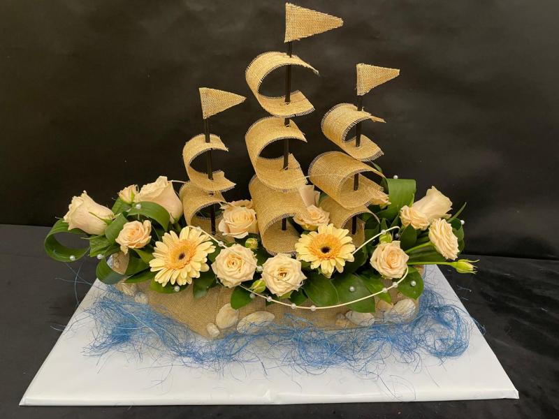 Корабль из цветов Когда бушует шторм 1