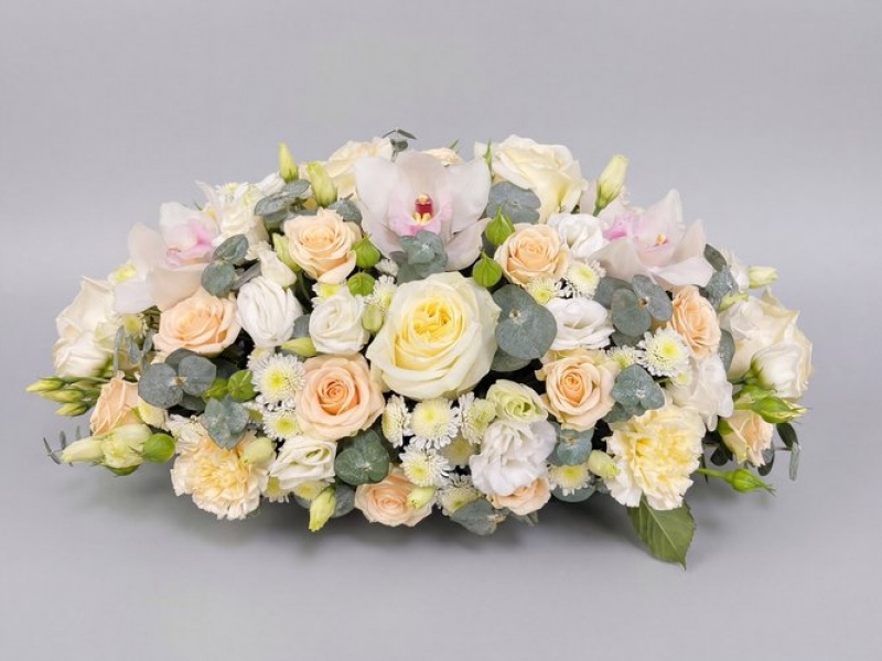 Композиция из живых цветов Флагман офиса №2 