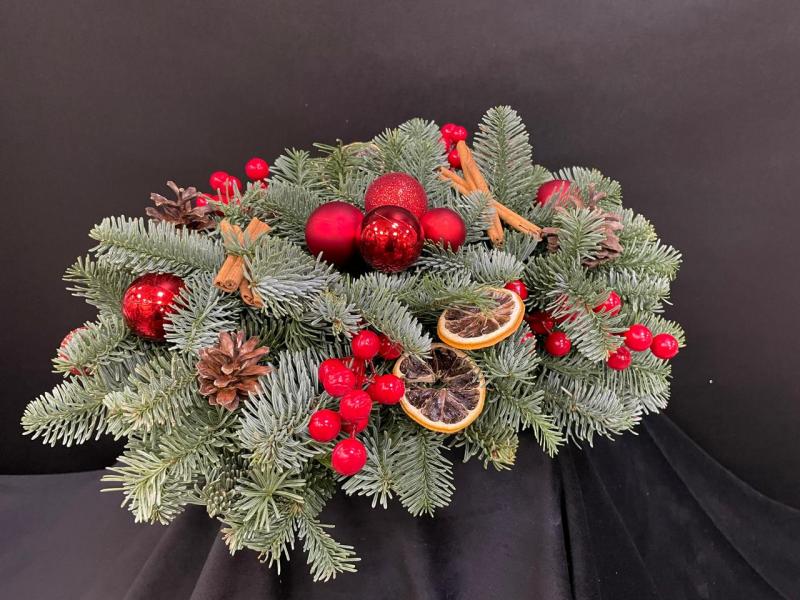 Солнышко мелькнуло 1 Новогодняя композиция из нобилиса 