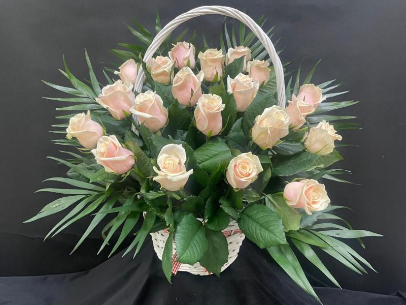 Корзина из роз Тепло родной души