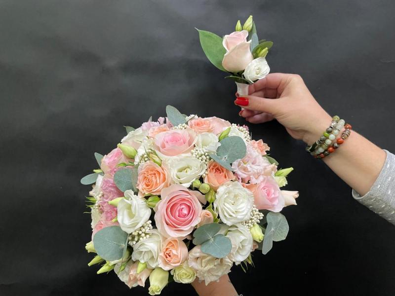 Свадебный букет Души волнения