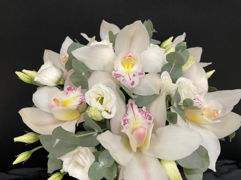  Свадебный букет из орхидей Ожидание сбылось