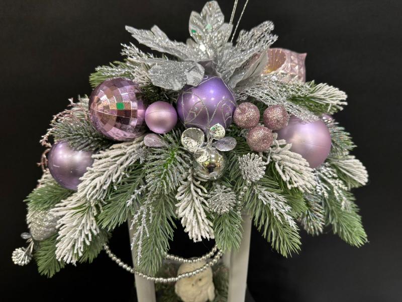 Новогодняя композиция Я в домике