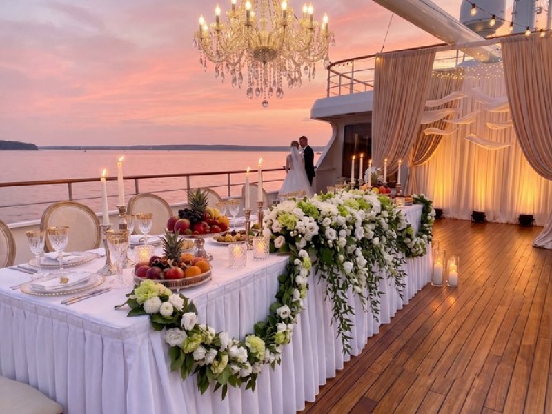 Композиция на свадебный стол Начало пути 