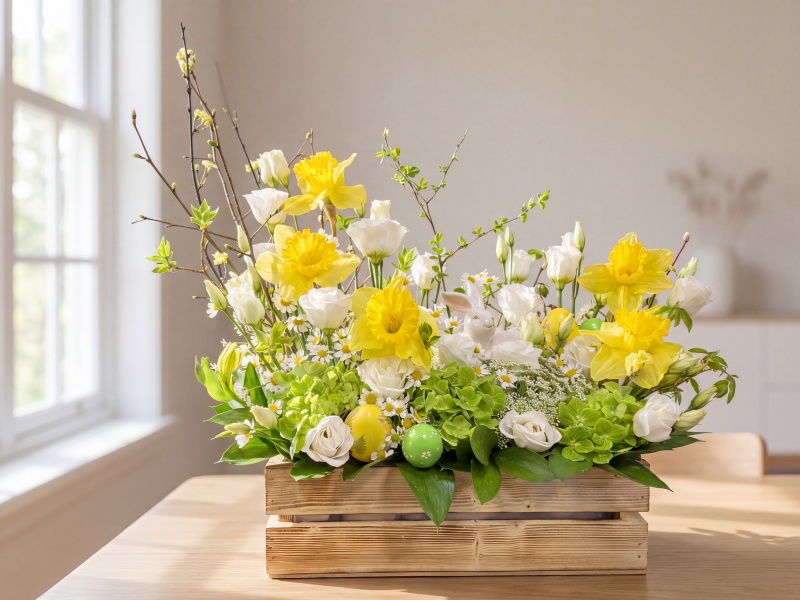 Композиция из живых цветов Дыхание весны 