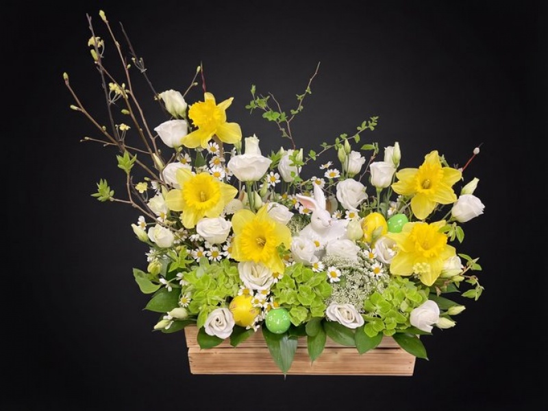 Композиция из живых цветов Дыхание весны 