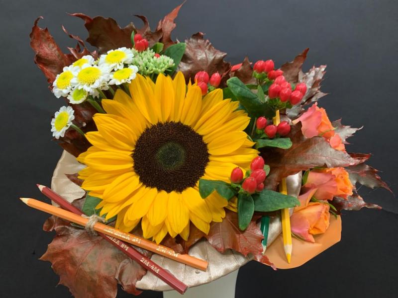 Цветы на день учителя Осень баловница