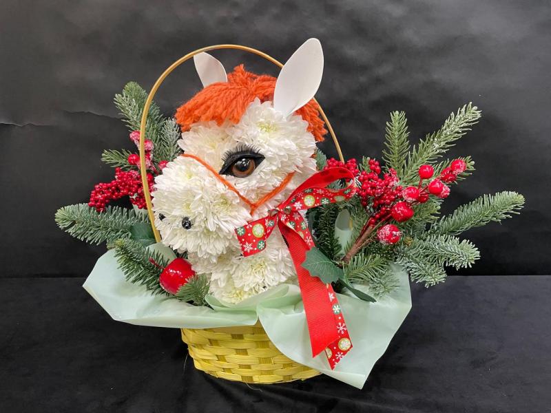 Лошадка из цветов Лавры победителя