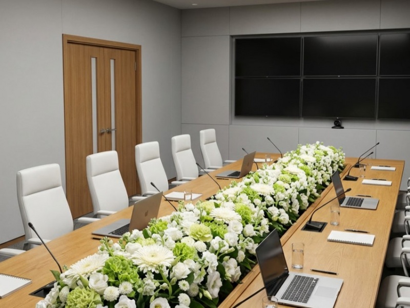 Композиция из живых цветов Такт и статус 