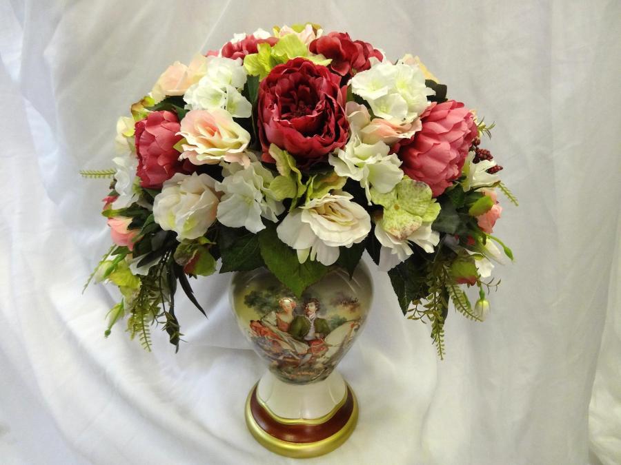 Искусственные Цветы Композиции На Стол Купить